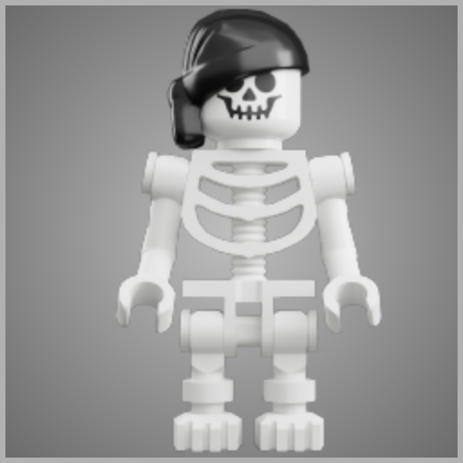 Pirata Esqueleto da Selva Fatiador