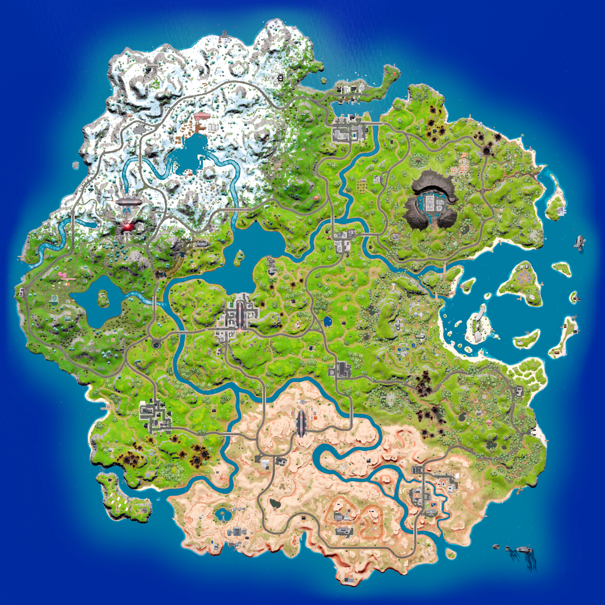 Mapa Fortnite temporada 20.20