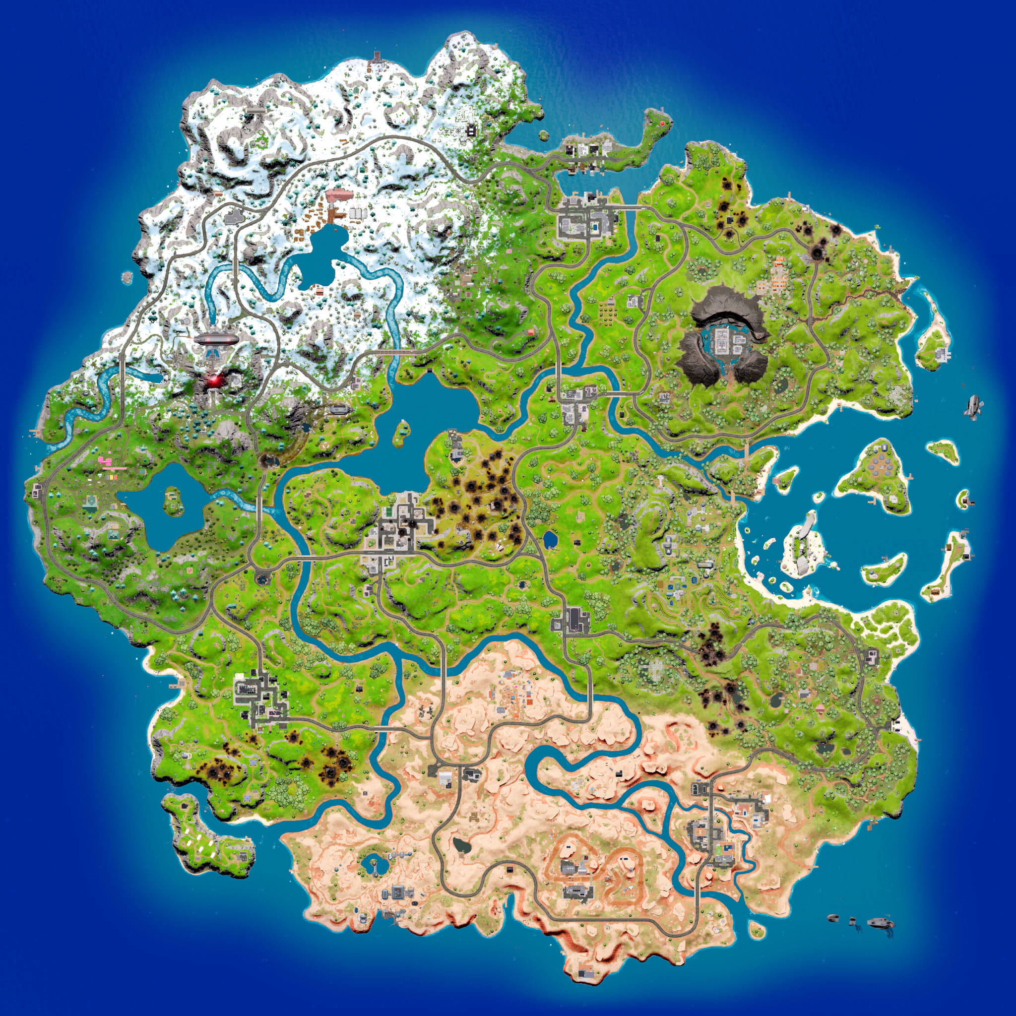 Mapa Fortnite temporada 20.30