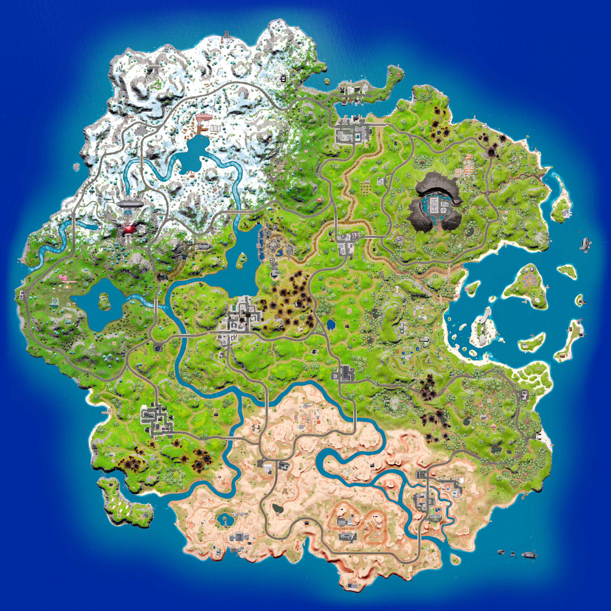Mapa Fortnite temporada 20.40