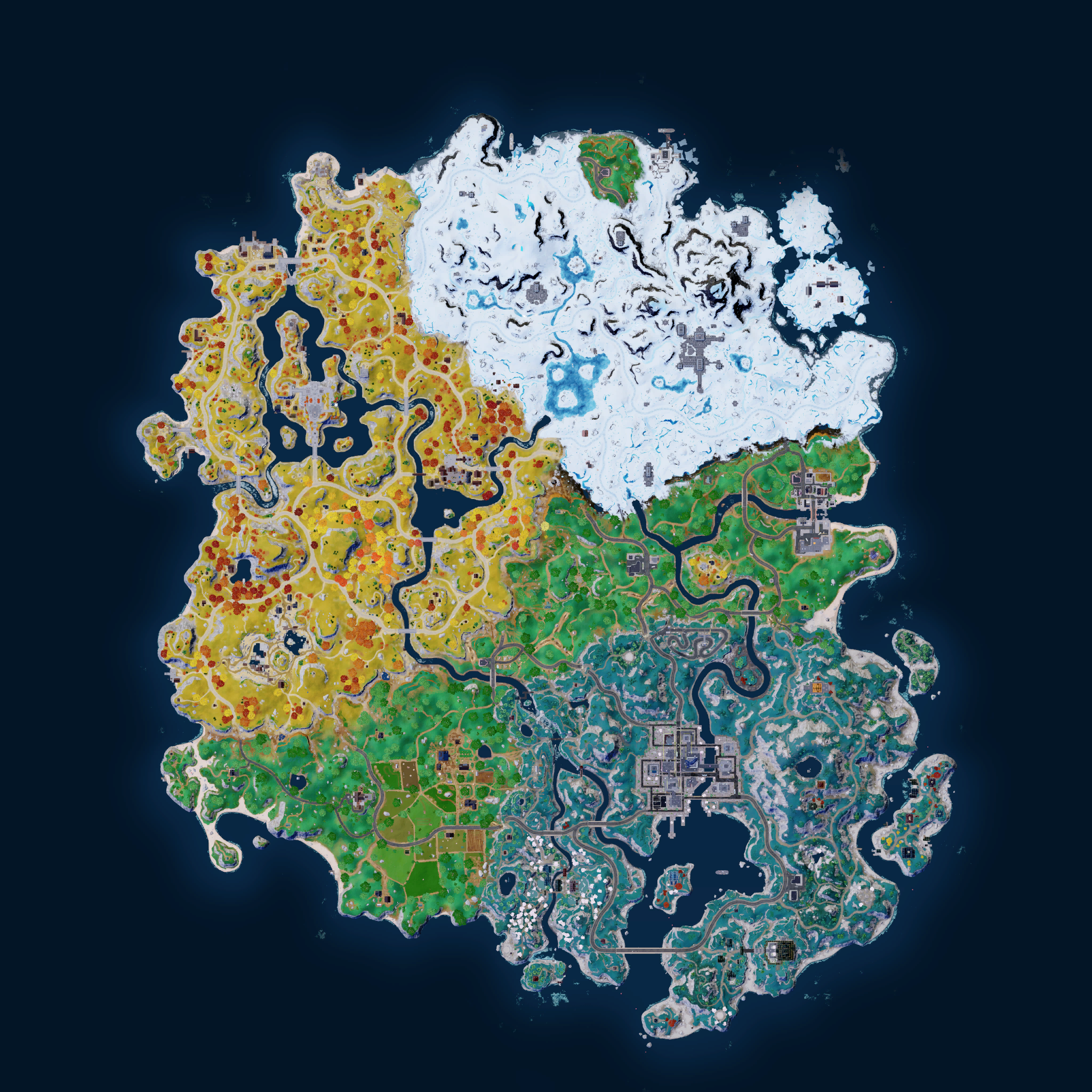 Mapa Fortnite temporada 24.20
