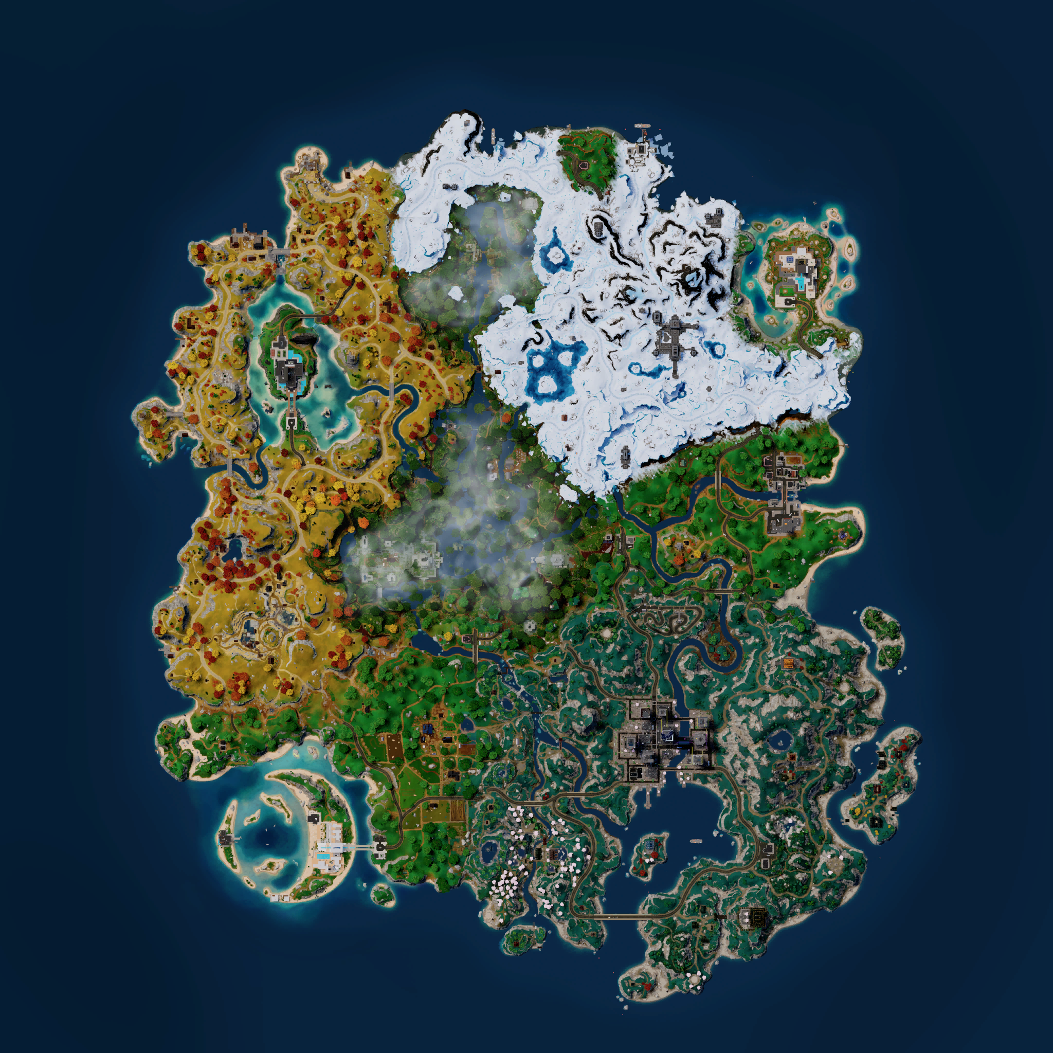 Mapa Fortnite temporada 26.10