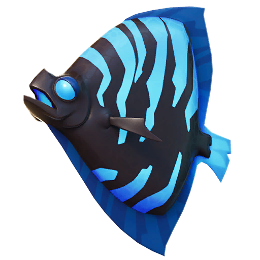 Black and Blue Shield Fish