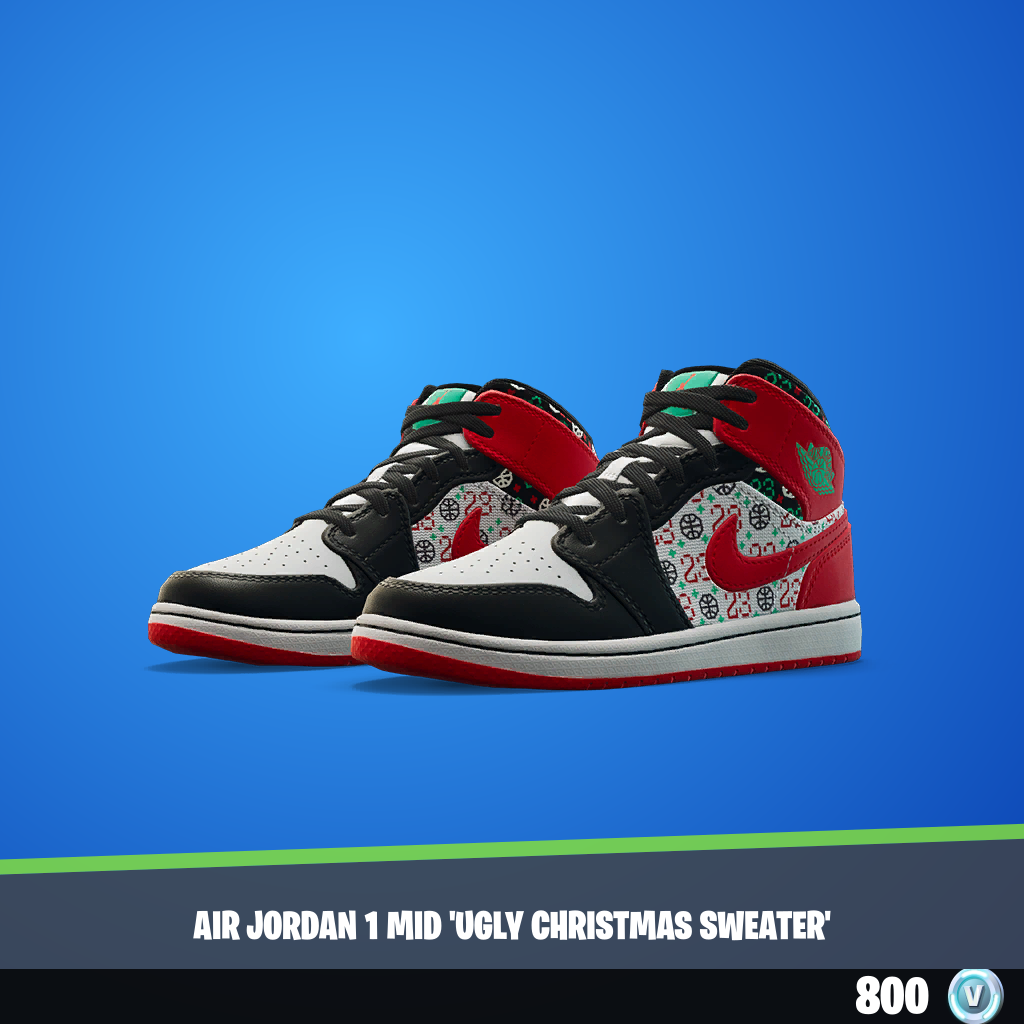 Air Jordan 1 Mid 'Ugly Christmas Sweater'