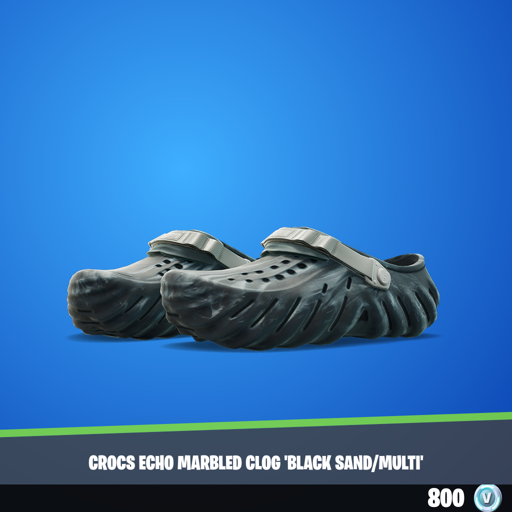 Crocs Echo Marbled Clog 'Black Sand/Multi'