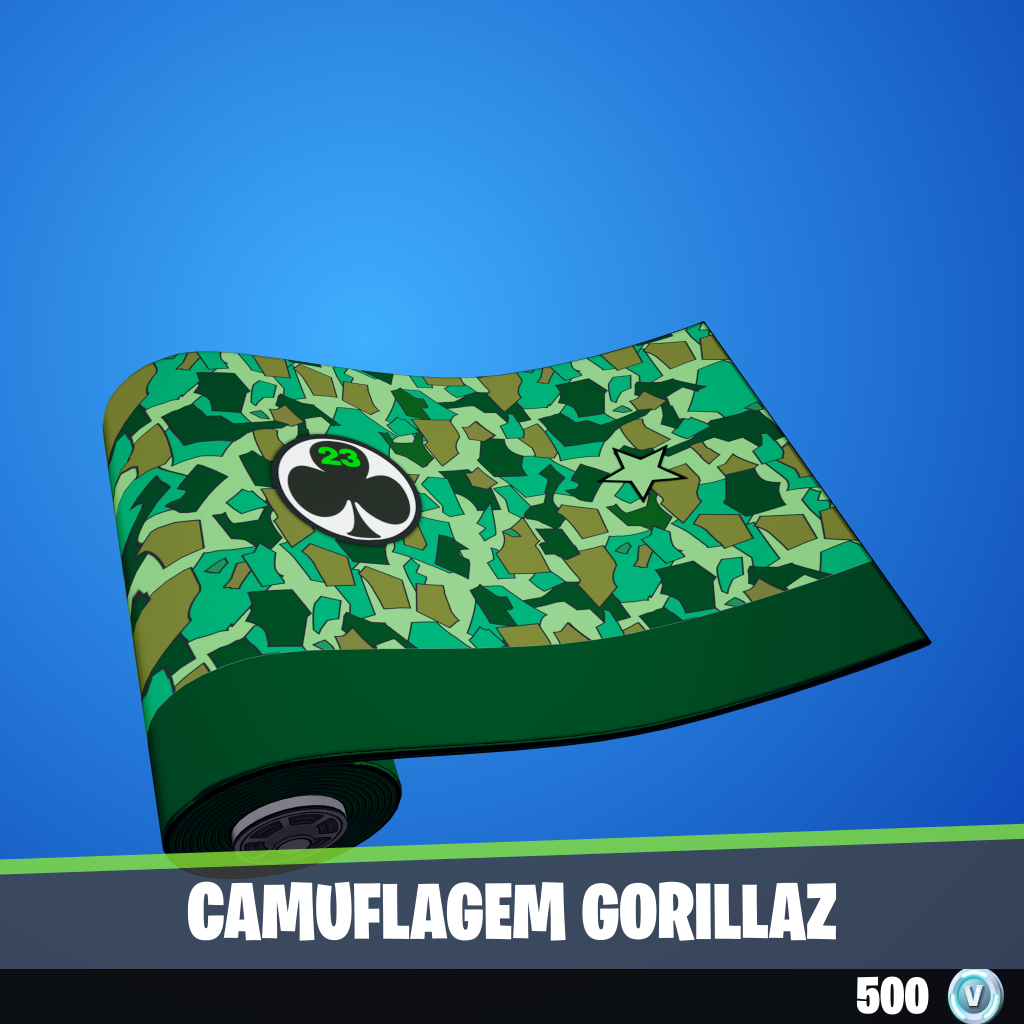 Camuflagem Gorillaz