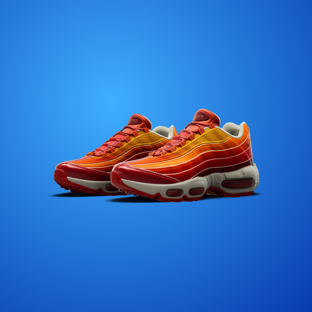 Nike Air Max 95 'Deep Red/Orange Blaze'