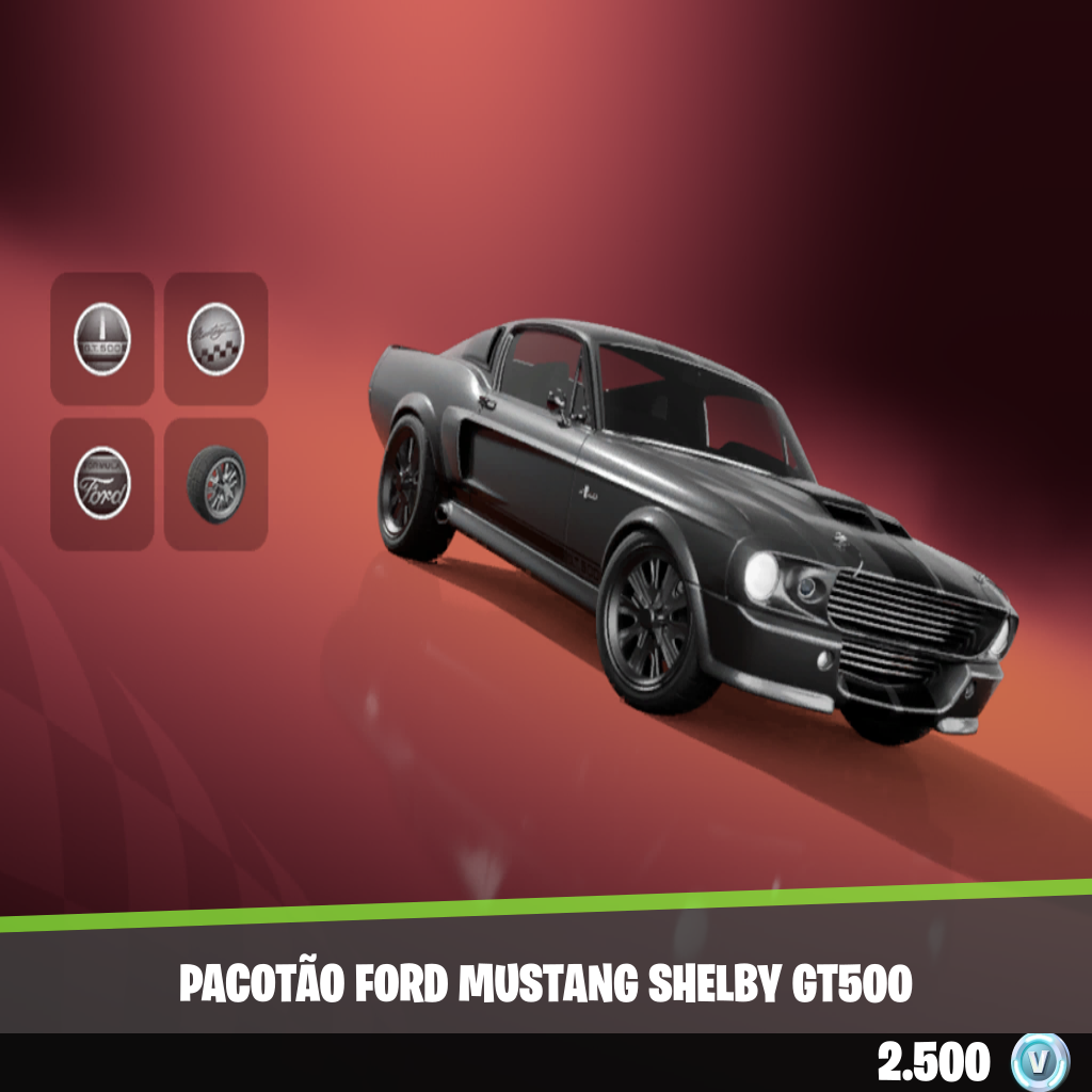 Pacotão Ford Mustang Shelby GT500