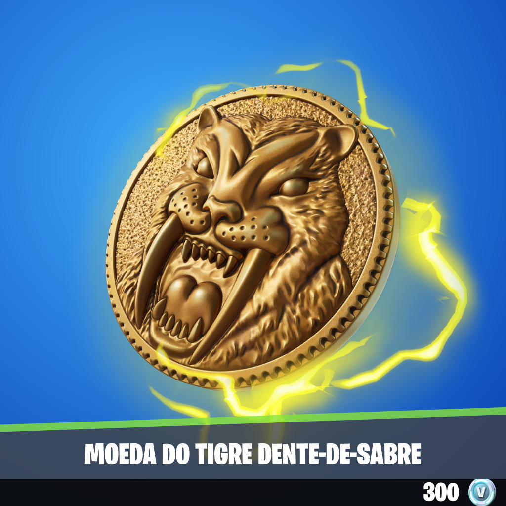 Moeda do Tigre Dente-de-Sabre