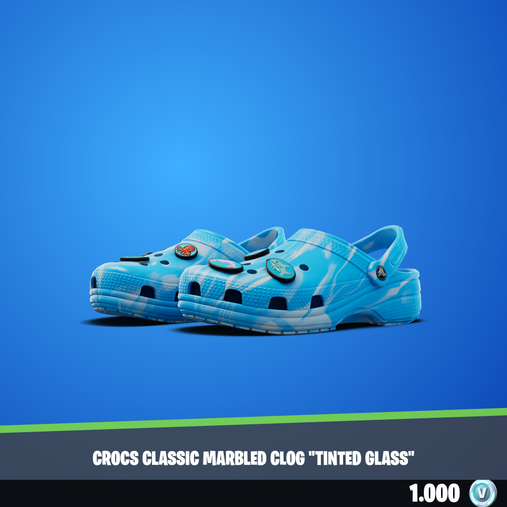 Crocs Classic Marbled Clog "Tinted Glass"