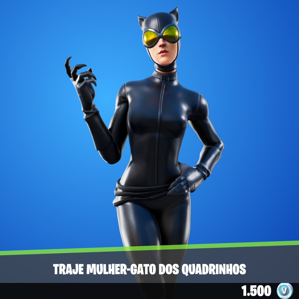 Traje Mulher-Gato dos Quadrinhos