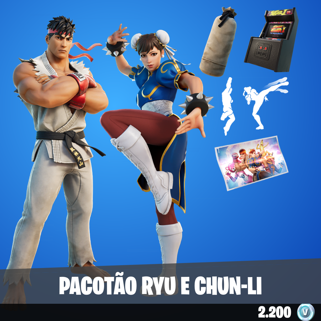 Pacotão Ryu e Chun-Li