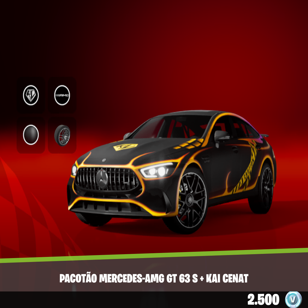 Pacotão Mercedes-AMG GT 63 S + Kai Cenat