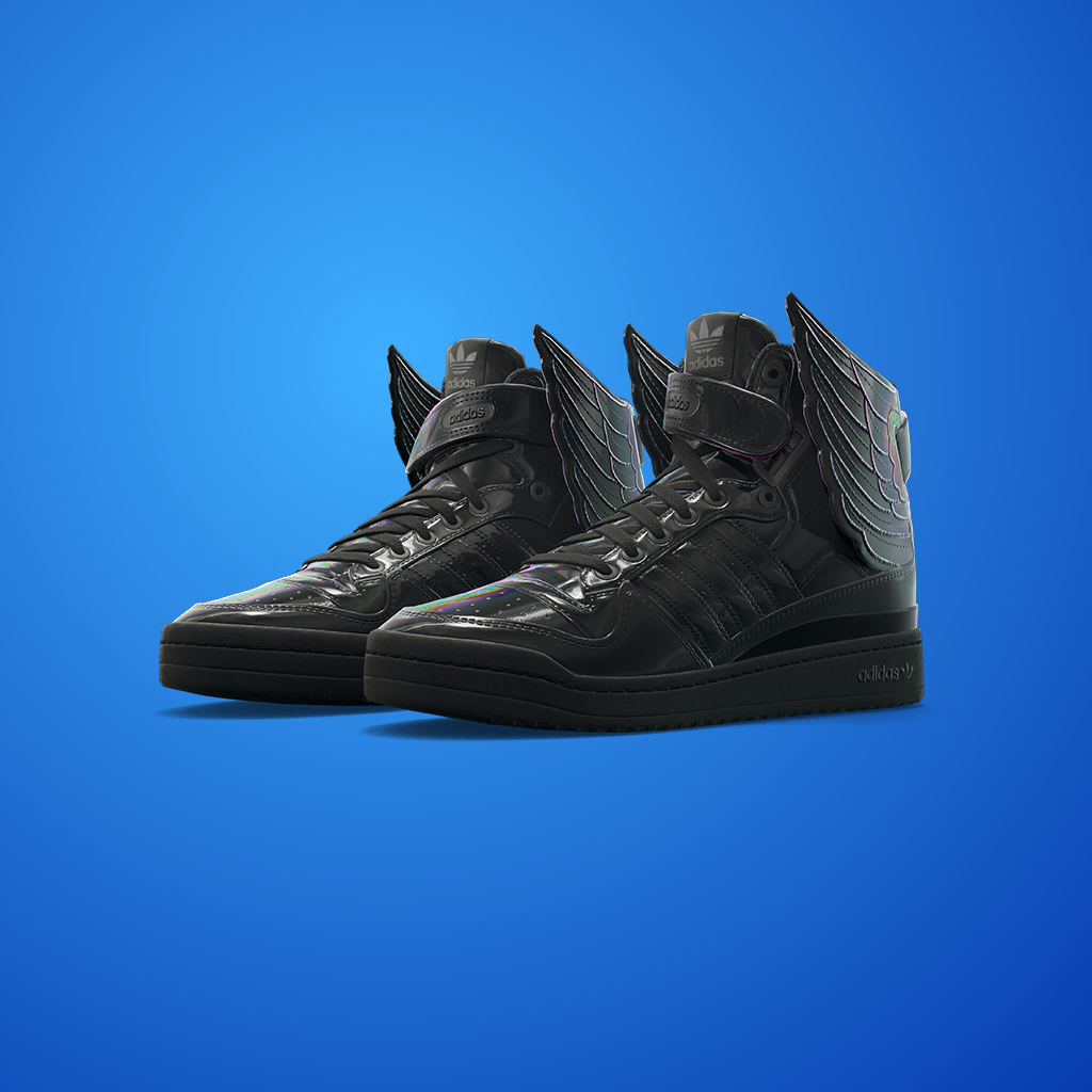 adidas Forum JS Wings 4.0 'Black Opal'