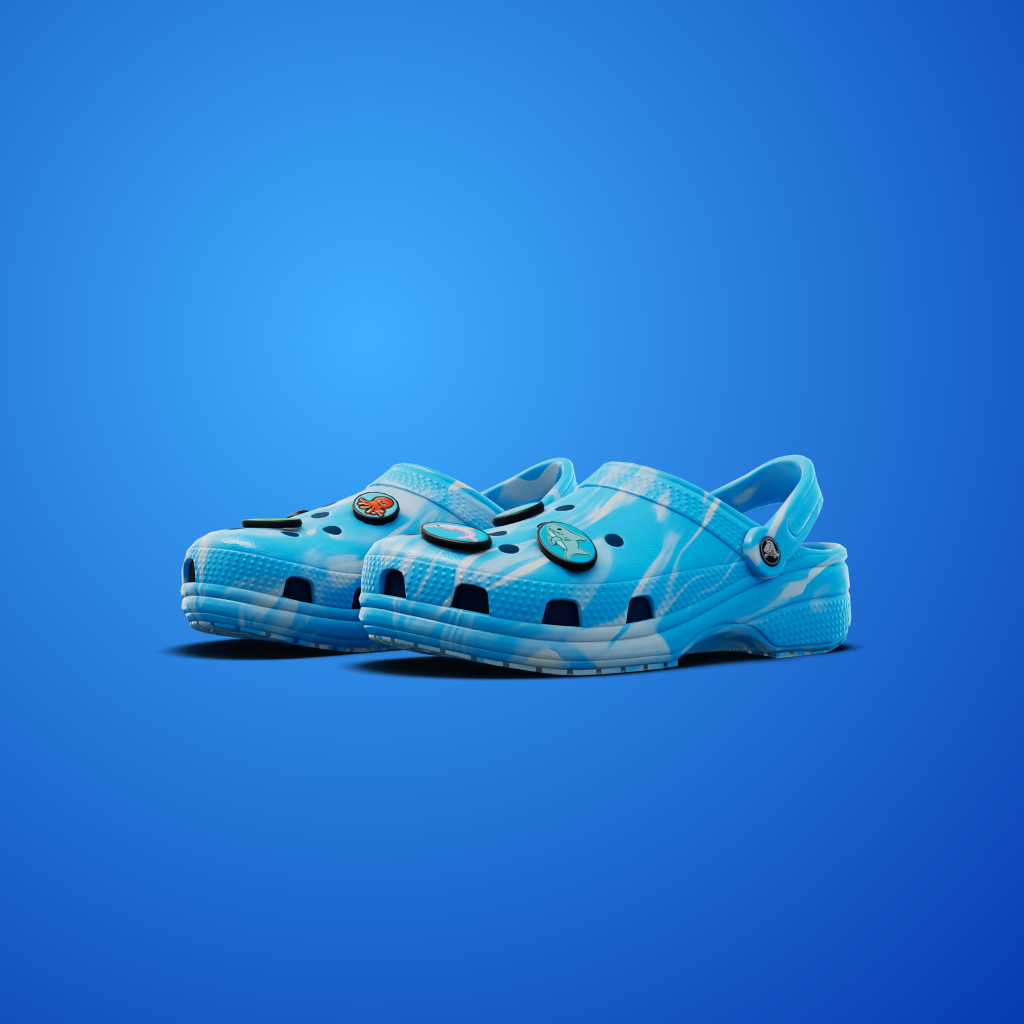 Crocs Classic Marbled Clog 'Tinted Glass'