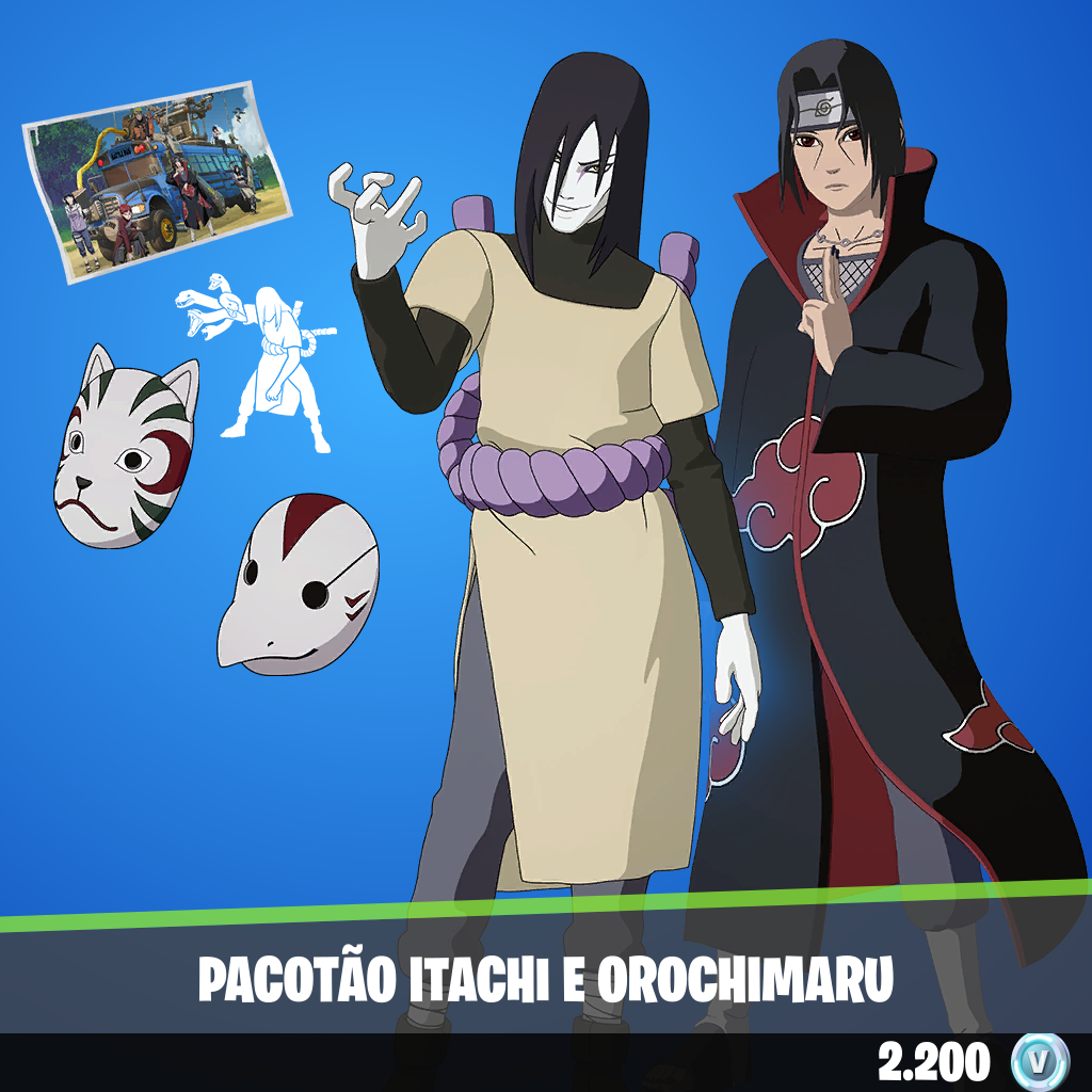 PACOTÃO ITACHI E OROCHIMARU