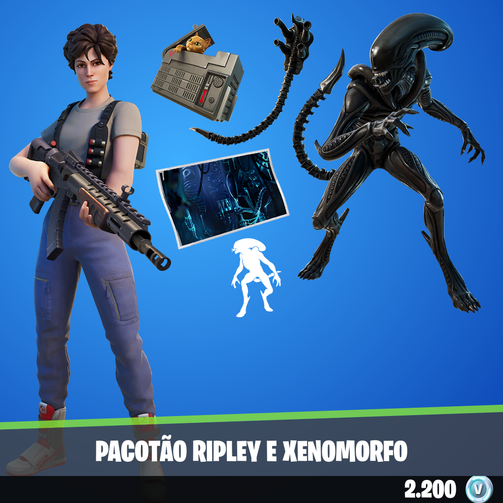 Pacotão Ripley e Xenomorfo