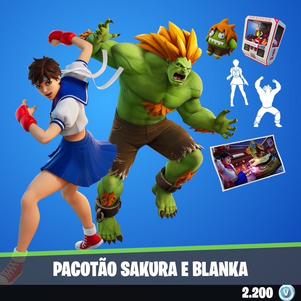Pacotão Sakura e Blanka