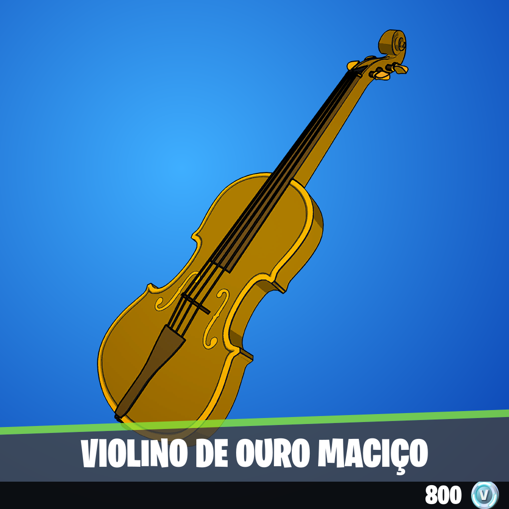 Violino de Ouro Maciço