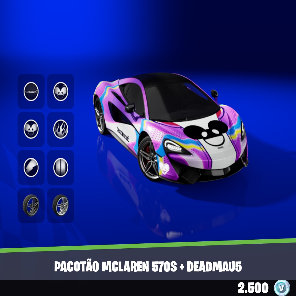Pacotão McLaren 570S + deadmau5