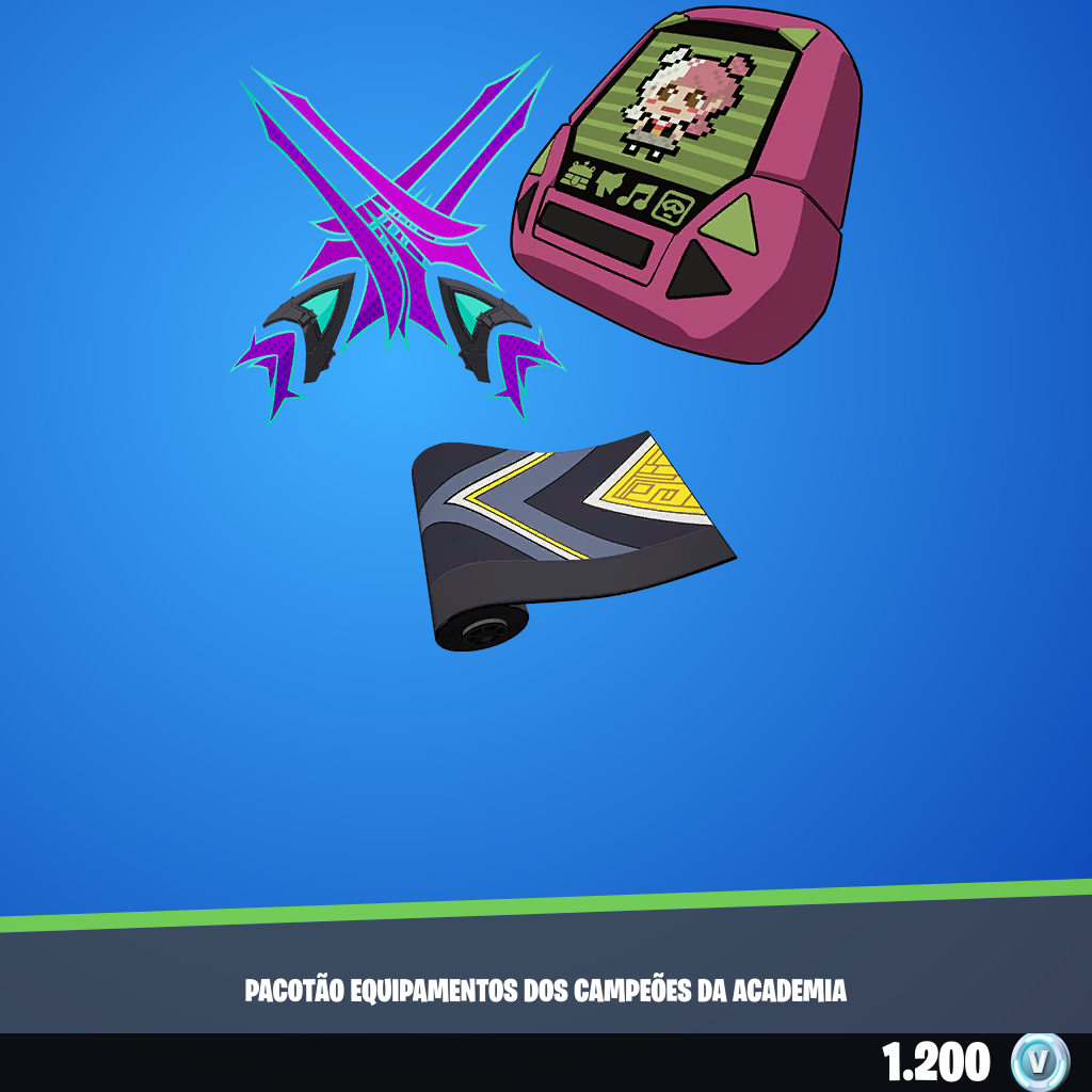 Pacotão Equipamentos dos Campeões da Academia