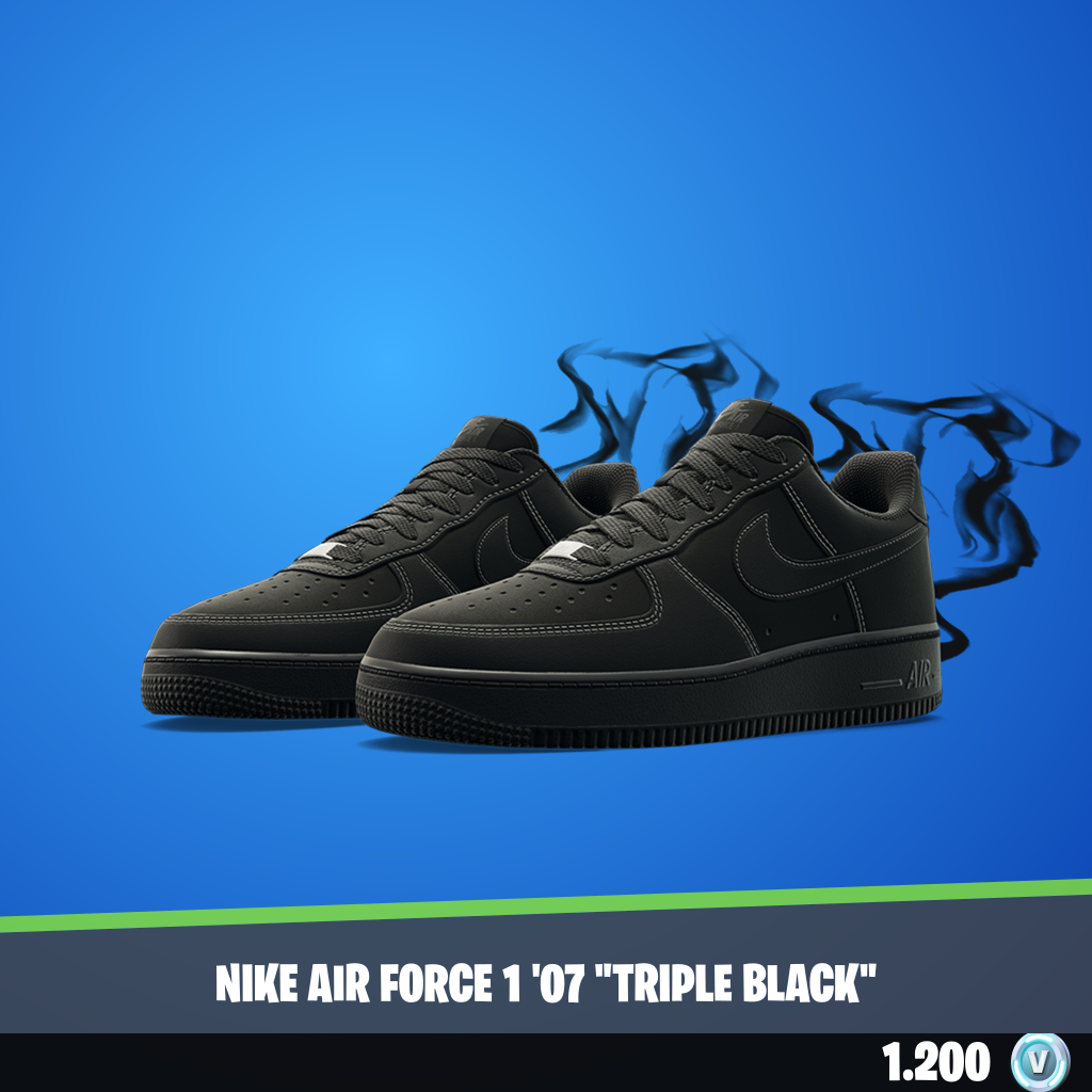 Nike Air Force 1 '07 "Triple Black"