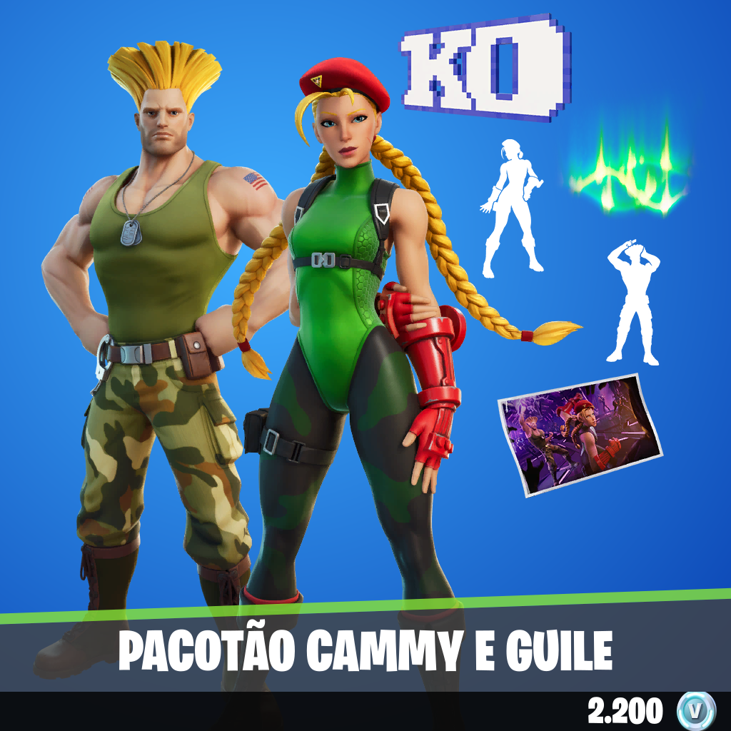 Pacotão Cammy e Guile