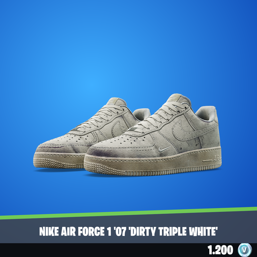 Nike Air Force 1 '07 'Dirty Triple White'