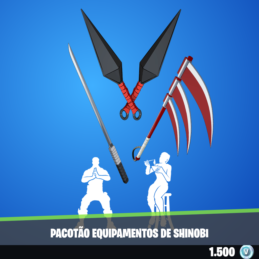 PACOTÃO EQUIPAMENTOS DE SHINOBI
