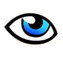 eye-blue character Style