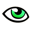 eye-green character Style