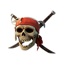 Jolly Roger acessório para as costas Estilo