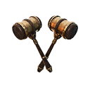 Hammers of Justice harvesting tool Style