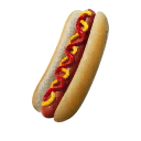 Hot-dog classique accessoire de dos style